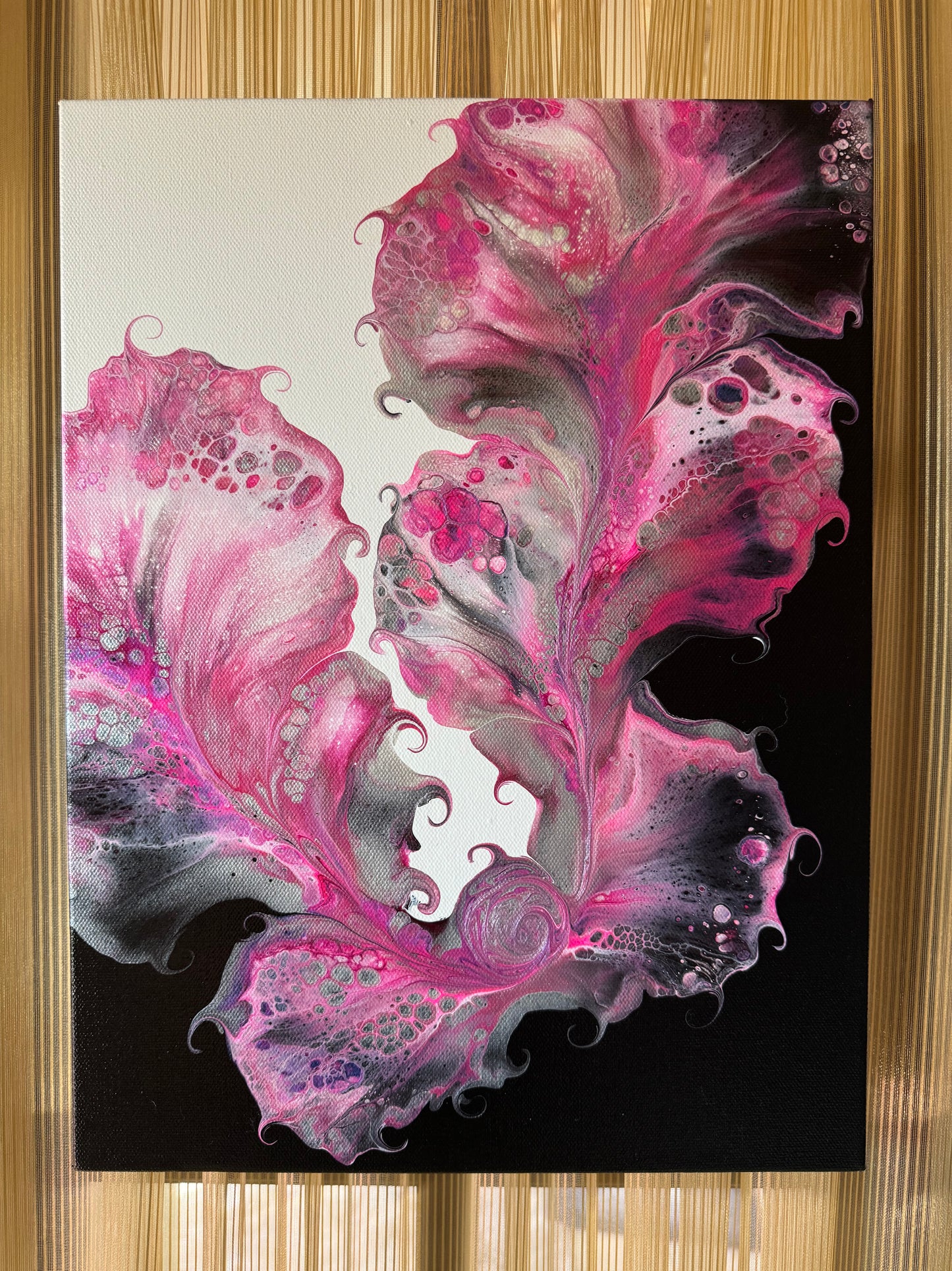 12" x 16" Pink Whimsy Canvas Art