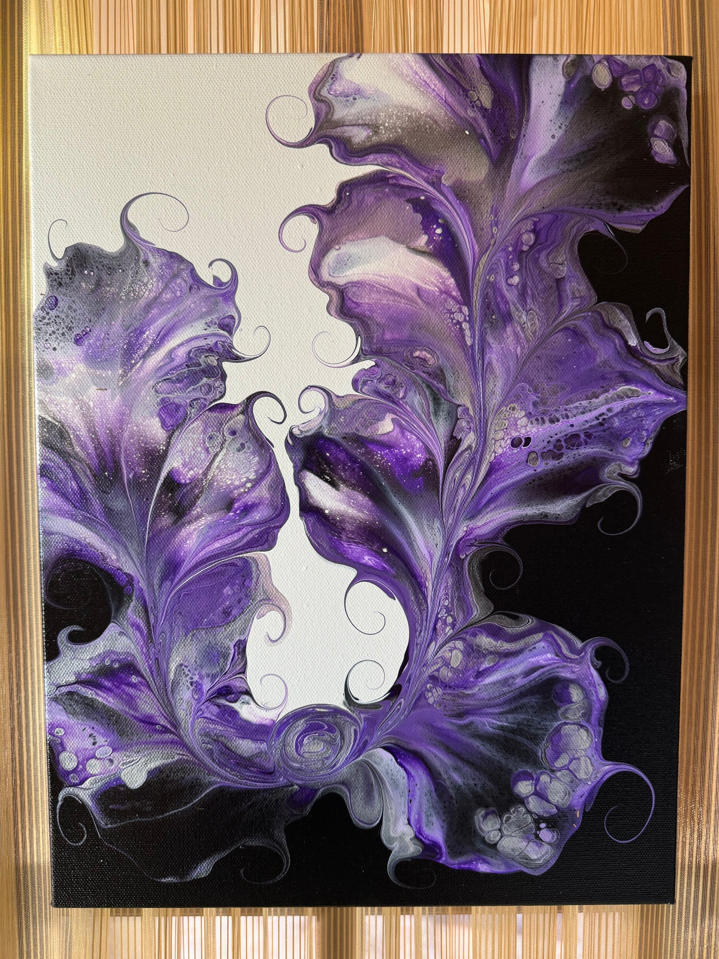 12" x 16" Violet Whimsy Canvas Art