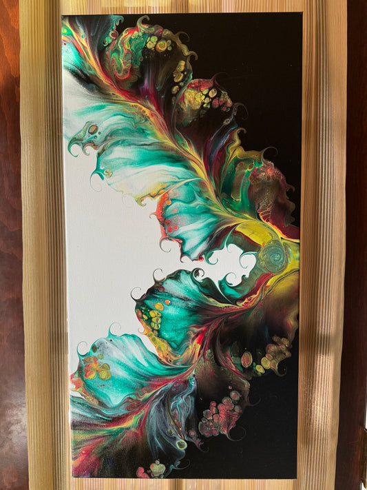 12” x 24” Tropics Divergence Canvas Art