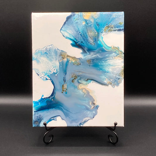 8" x 10" Sapphire Flow Canvas