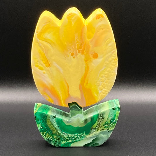 7" Yellow Tulip