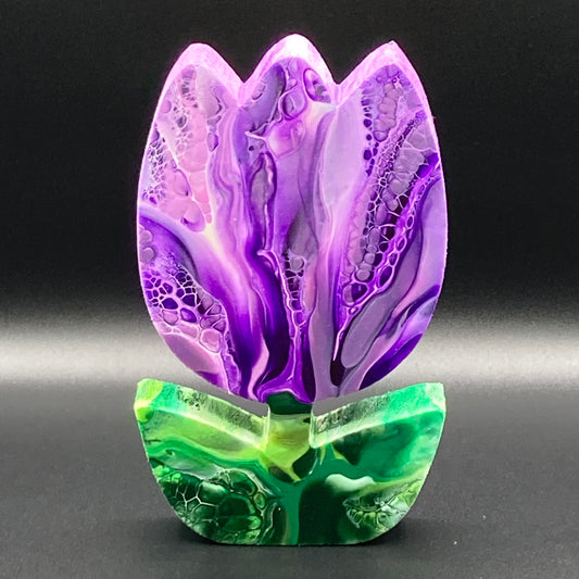 7" Violet Tulip