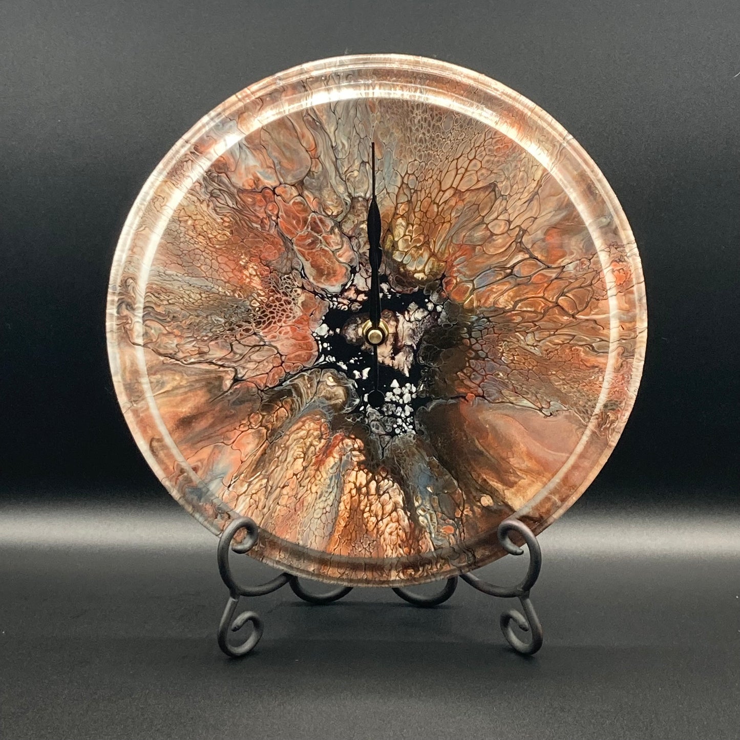 11” Round Cafe Clock Art