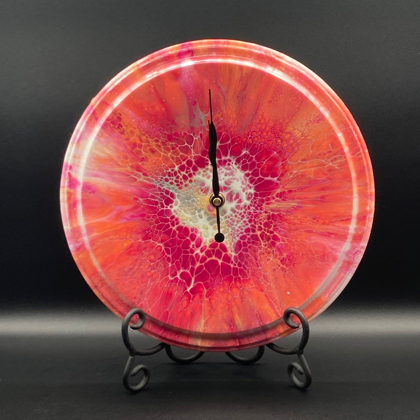 11” Round Sunrise Clock Art